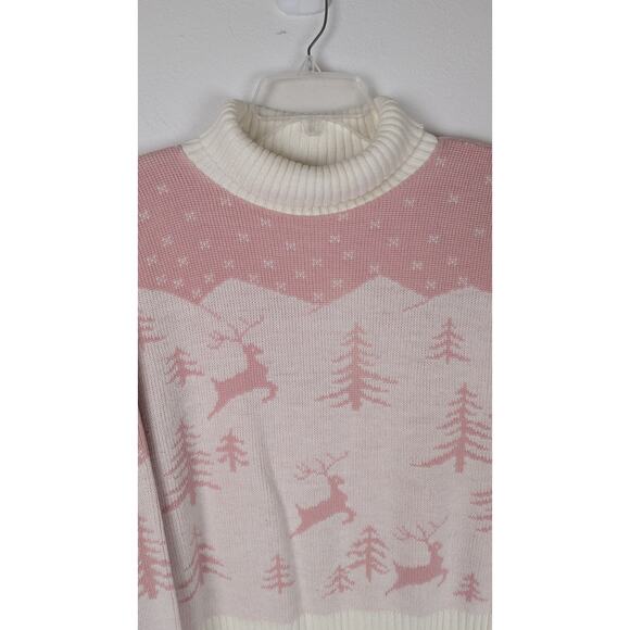 Xmas Sweater 90's Vtge unionlabel Bust 42" CB length 25" Dropped sleeve 21!"VGUC - Picture 3 of 6